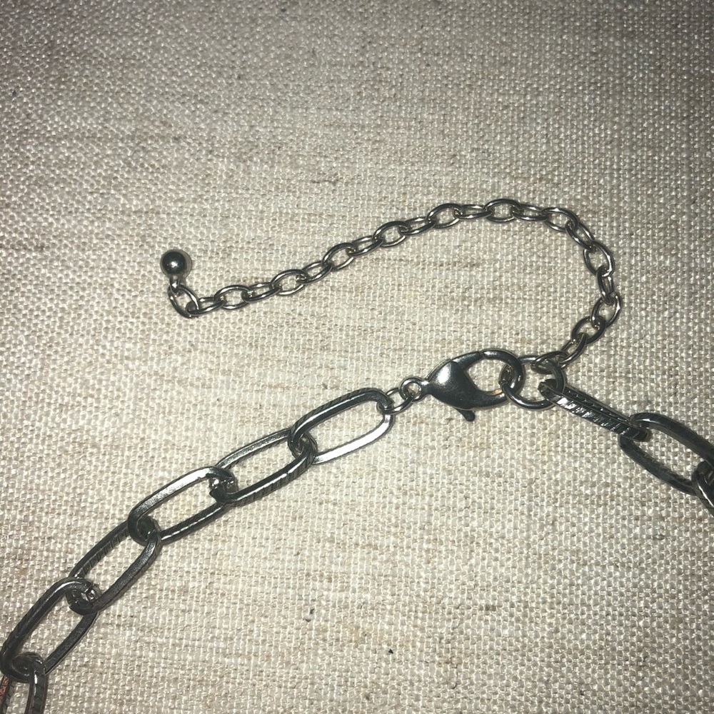 Turquoise, Stone And Silver Statement Necklace. - image 6